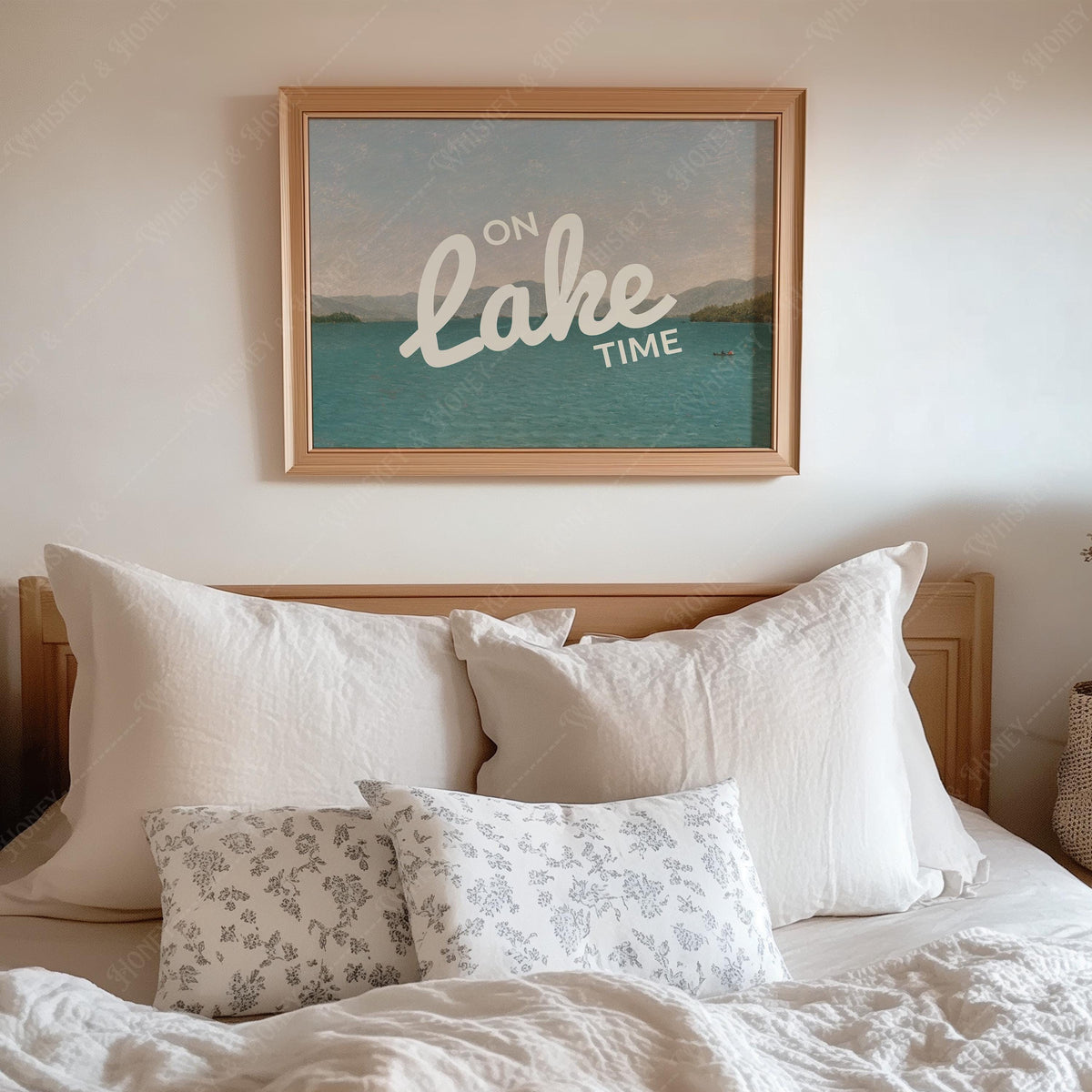 Vintage On Lake Time Print