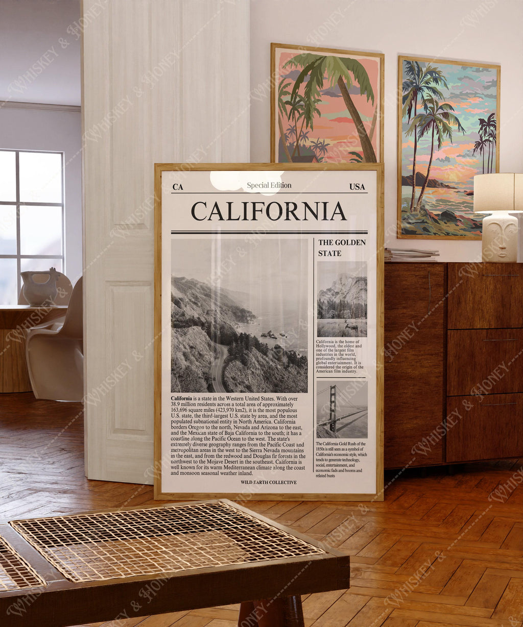 California Newspaper Print