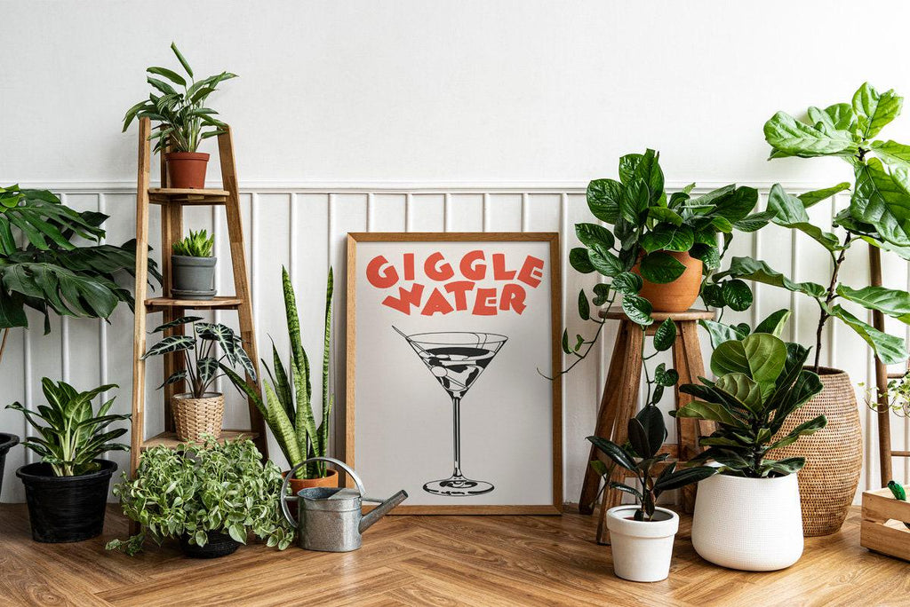 Giggle Water Cocktail Print