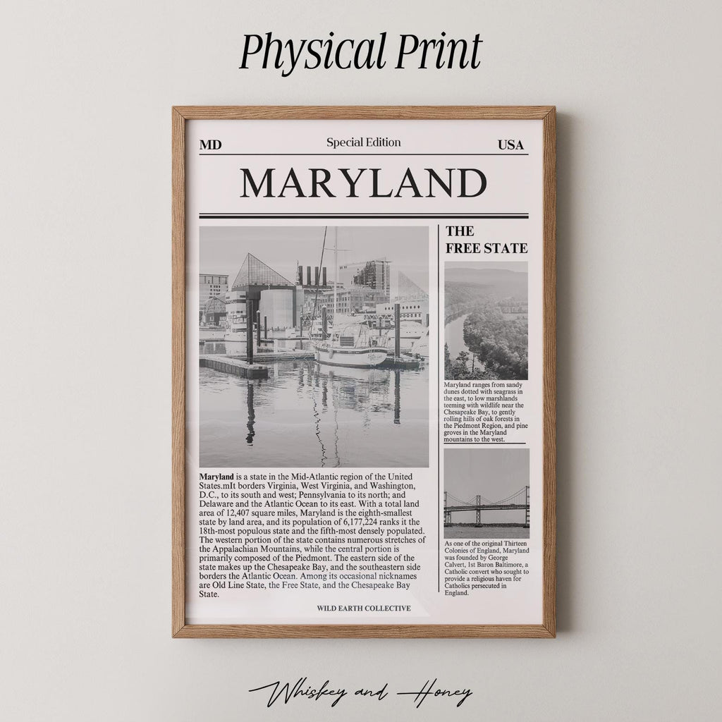 Maryland Newspaper Print