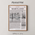 Maryland Newspaper Print