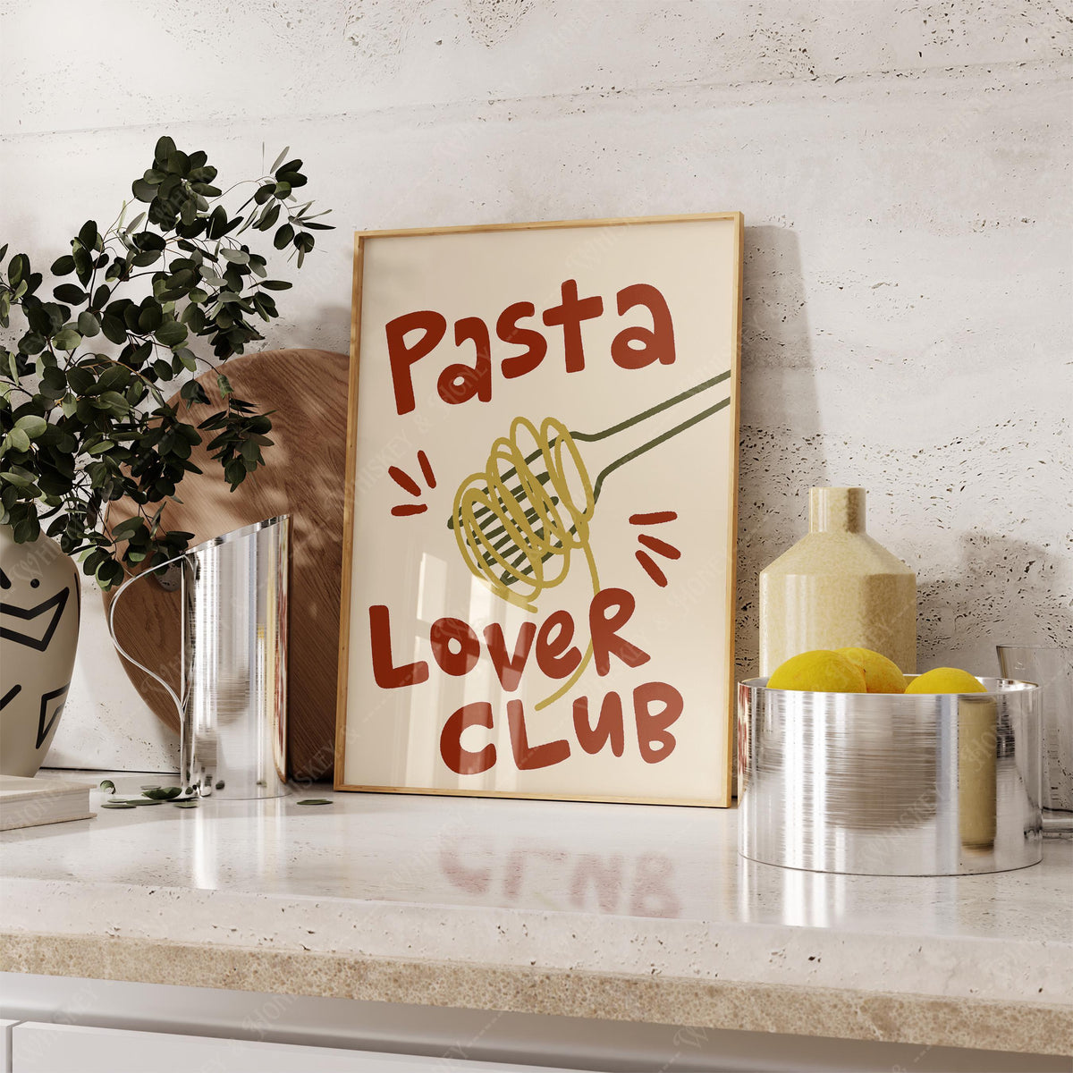 Pasta Lover Club Print