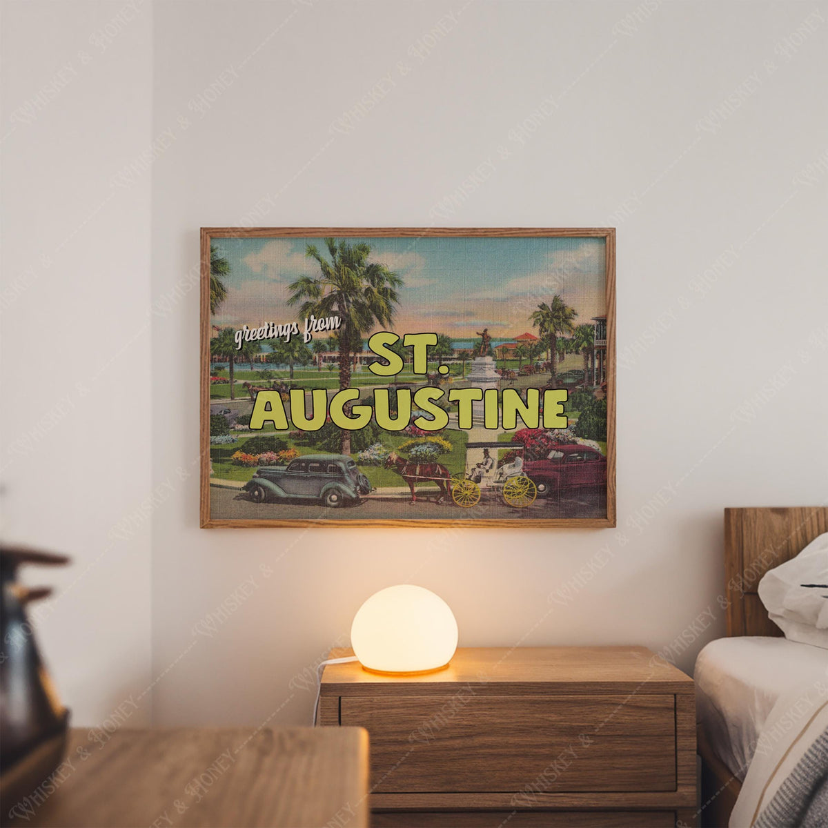 Greetings from St. Augustine Florida Art Print