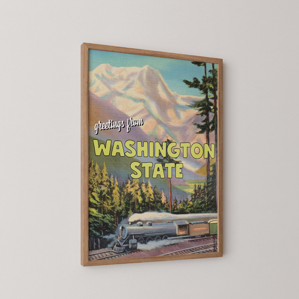 Washington State Travel Print