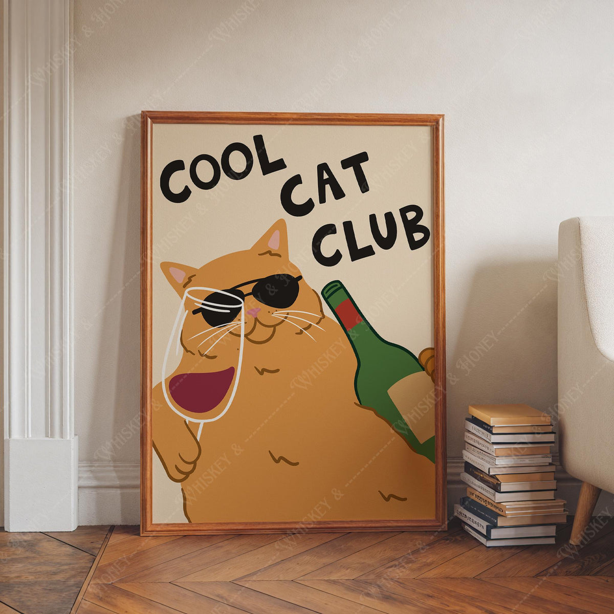 Cool Cat Club Print