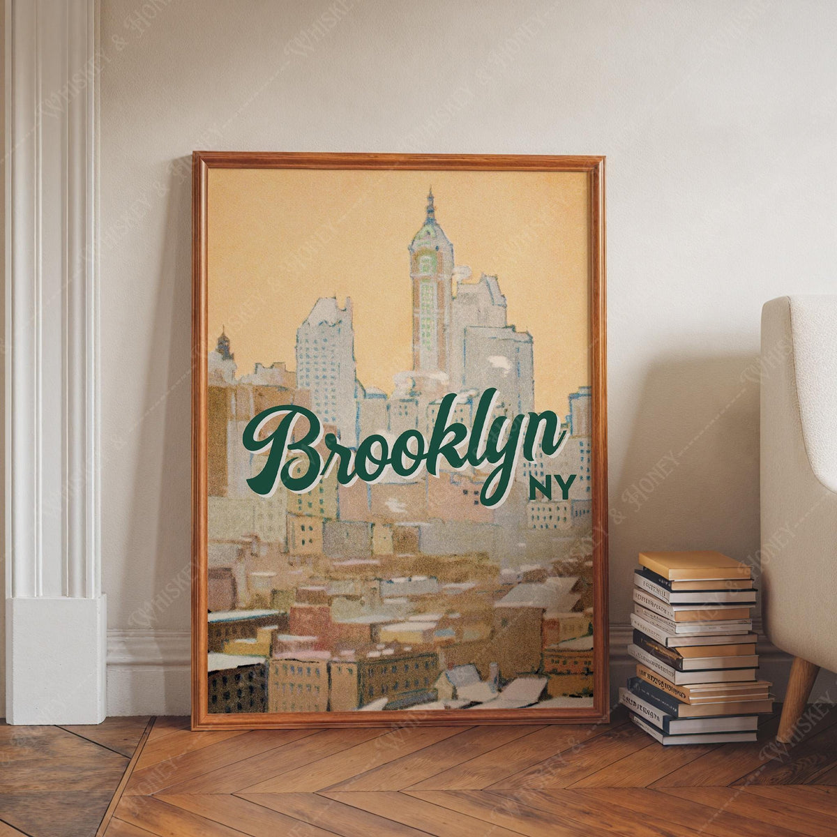 Vintage Brooklyn NY Print