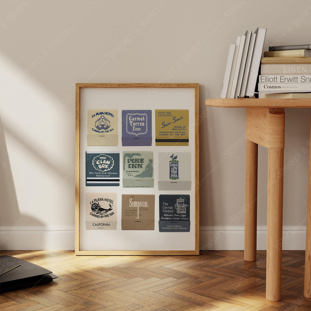 Carmel By The Sea Matchbook Print
