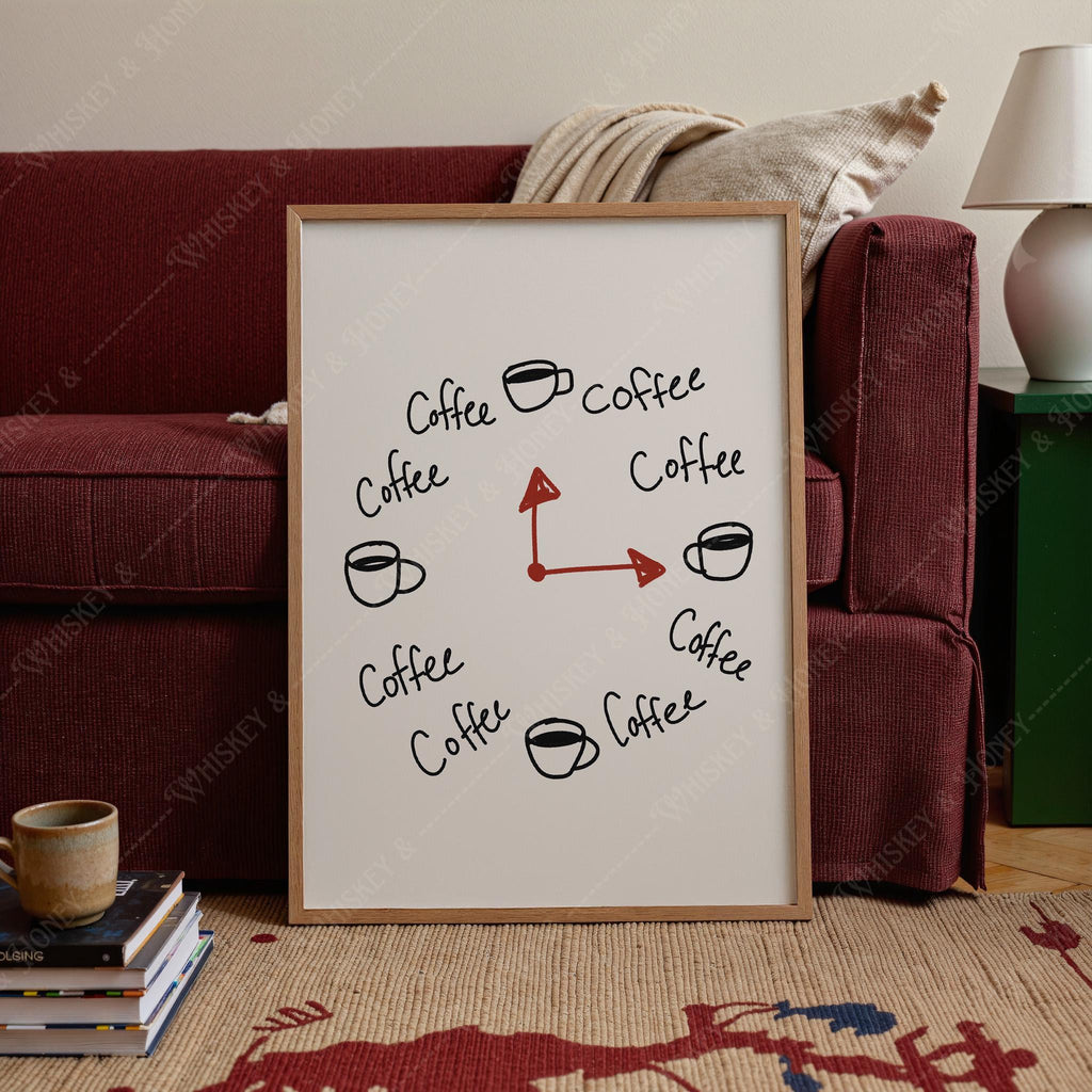 Coffee O'clock Print