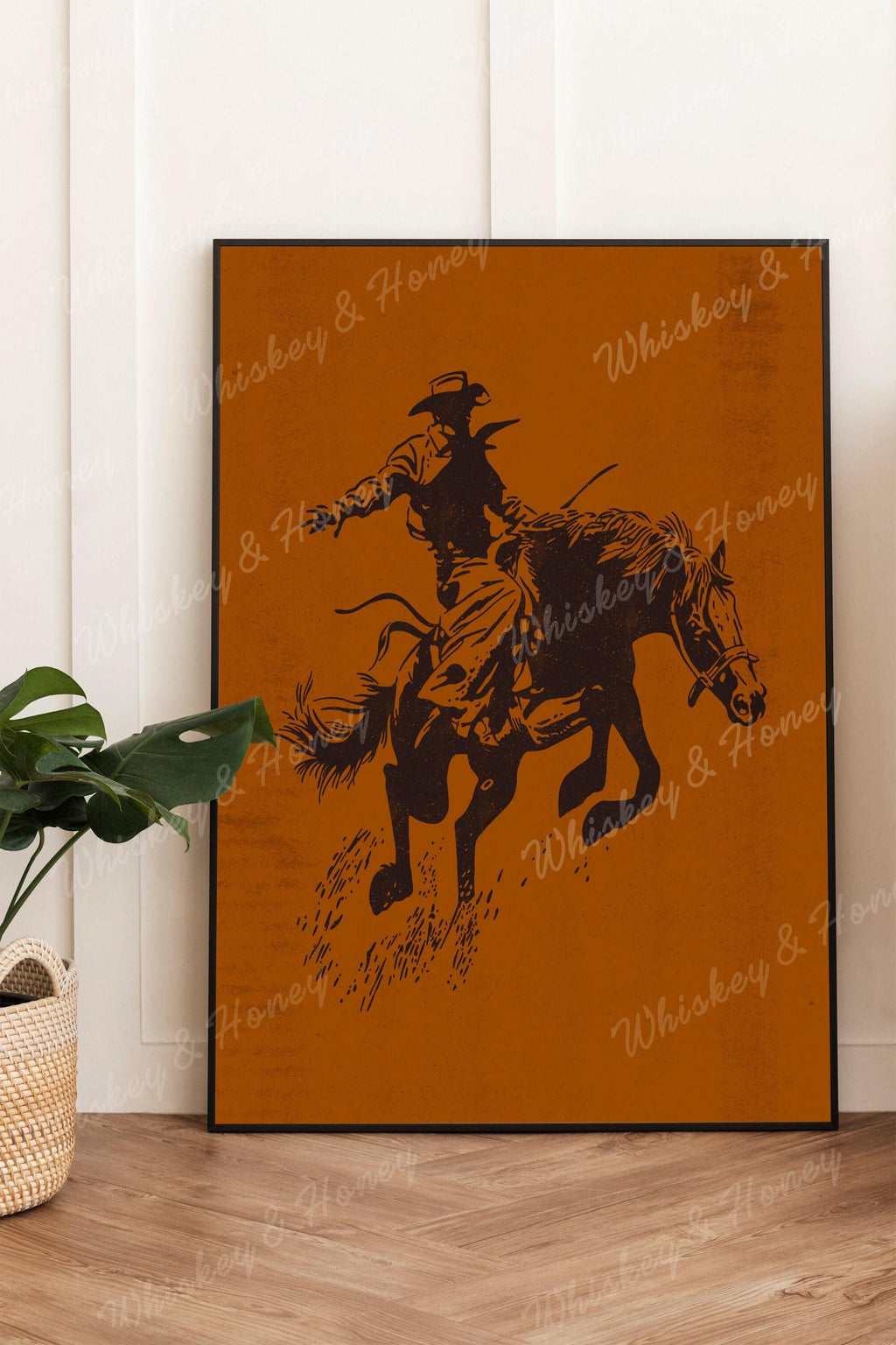 Bucking Bronco Print