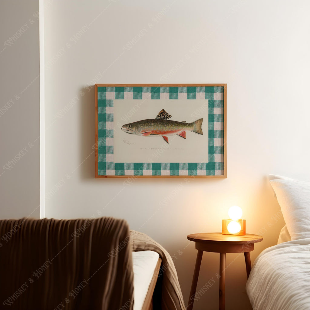 Vintage Trout Print