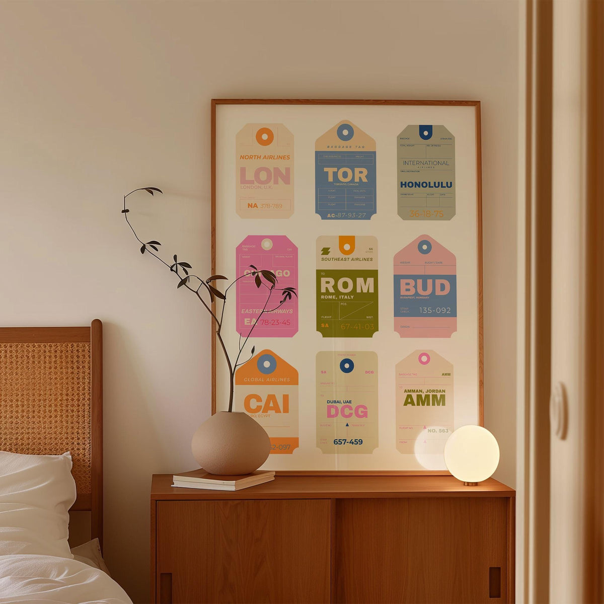 Travel Tags Print