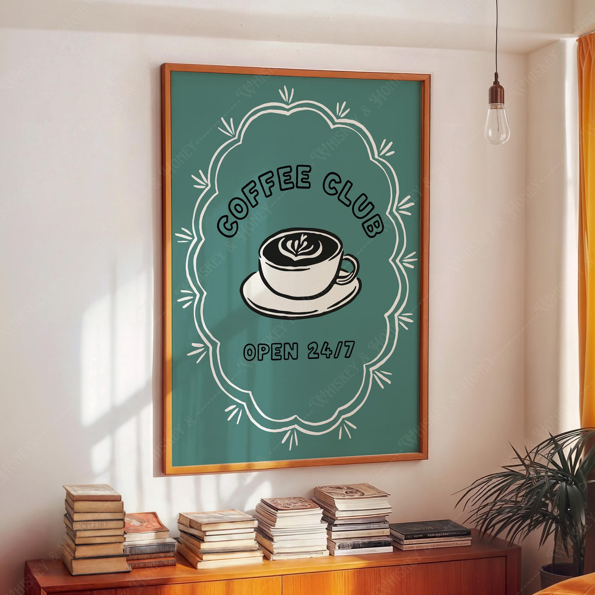 Coffee Club Art Print