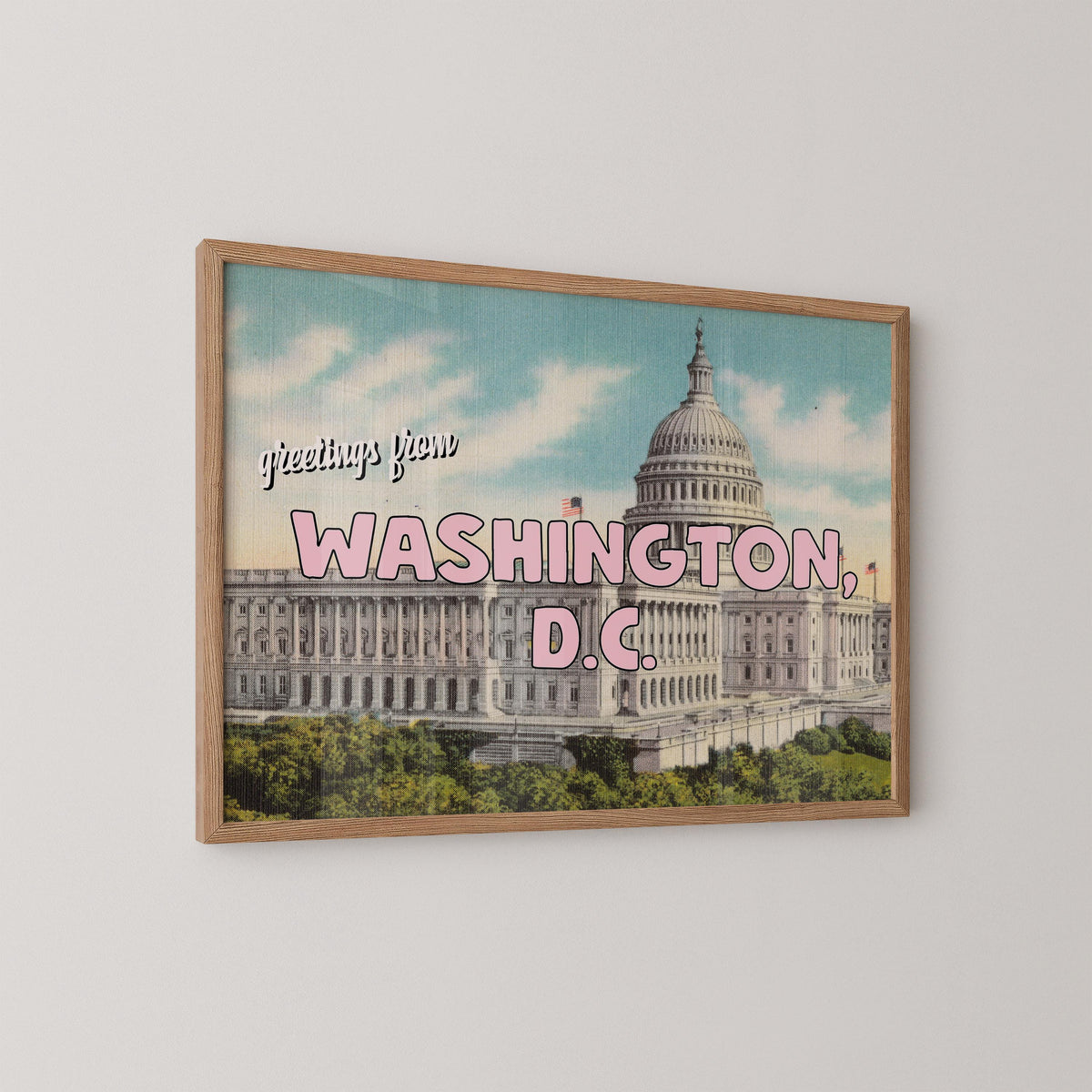 Greetings from Washington D.C. Postcard Print