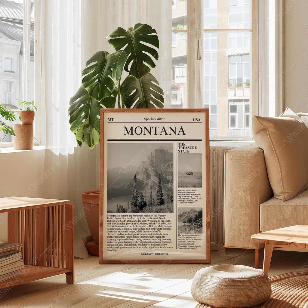Montana State Newspaper Print