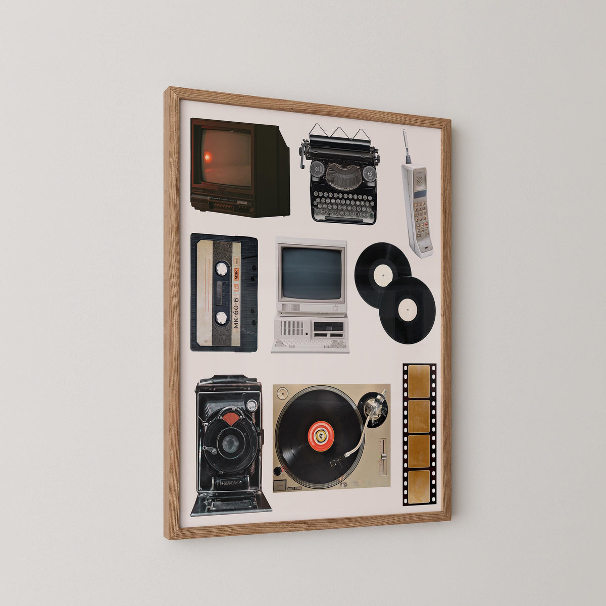 Back In Time Collage Print