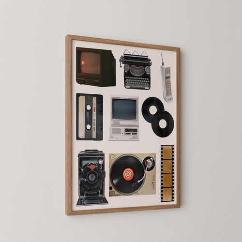 Back In Time Collage Print