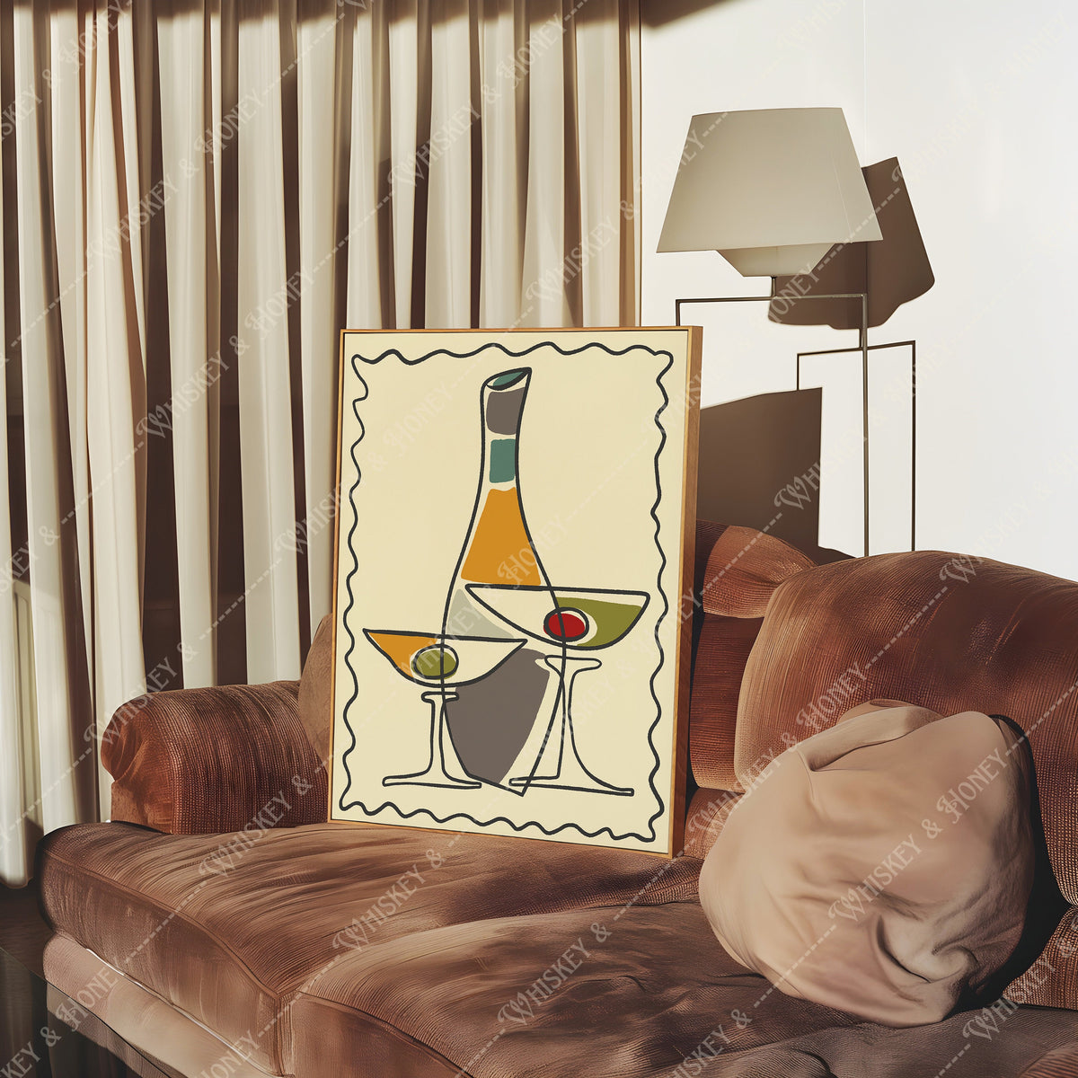 Vintage Cocktails Print