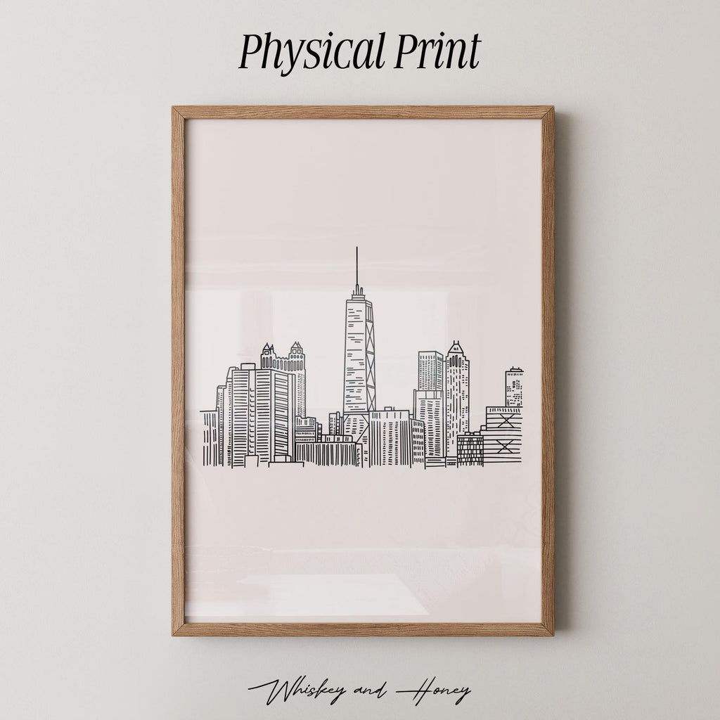 Chicago Skyline Print