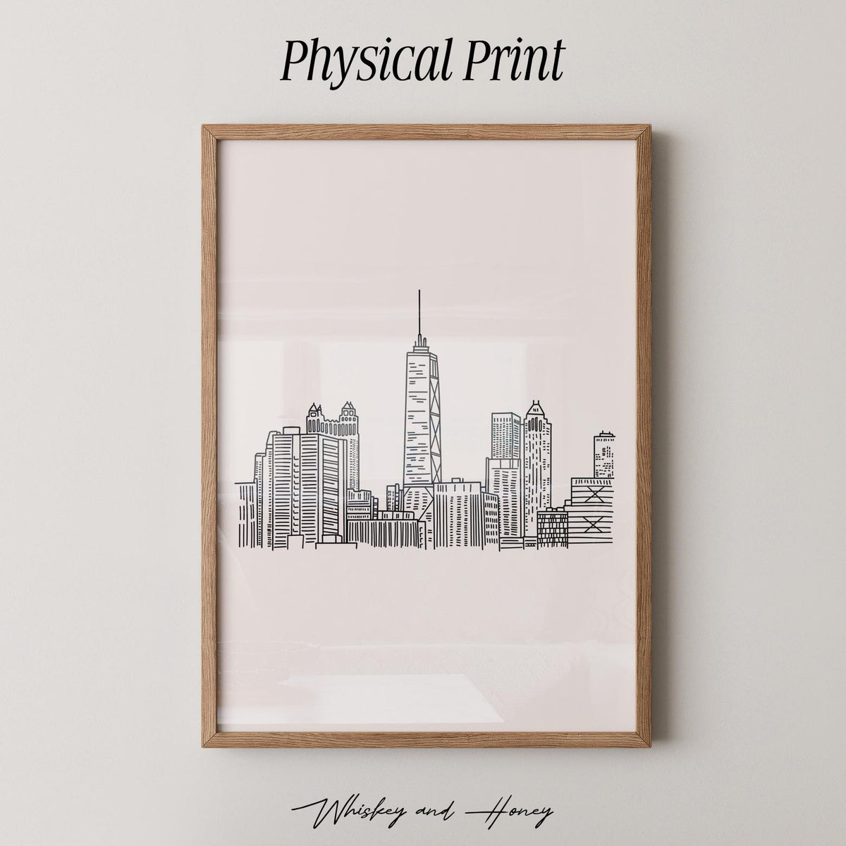 Chicago Skyline Print
