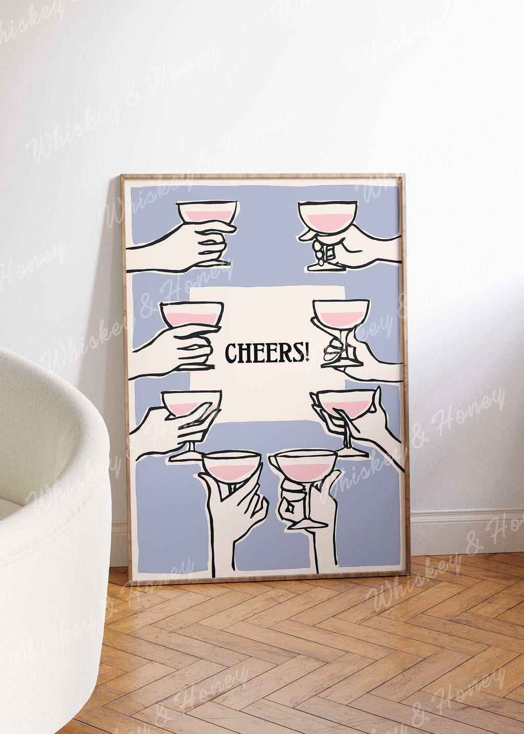 Cheers Cocktail Print