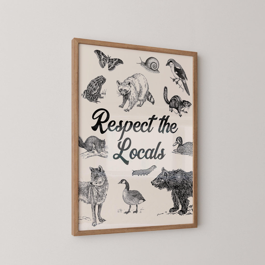 Respect the Locals Animal Print