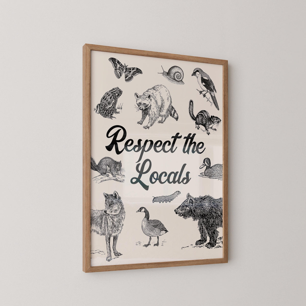 Respect the Locals Animal Print