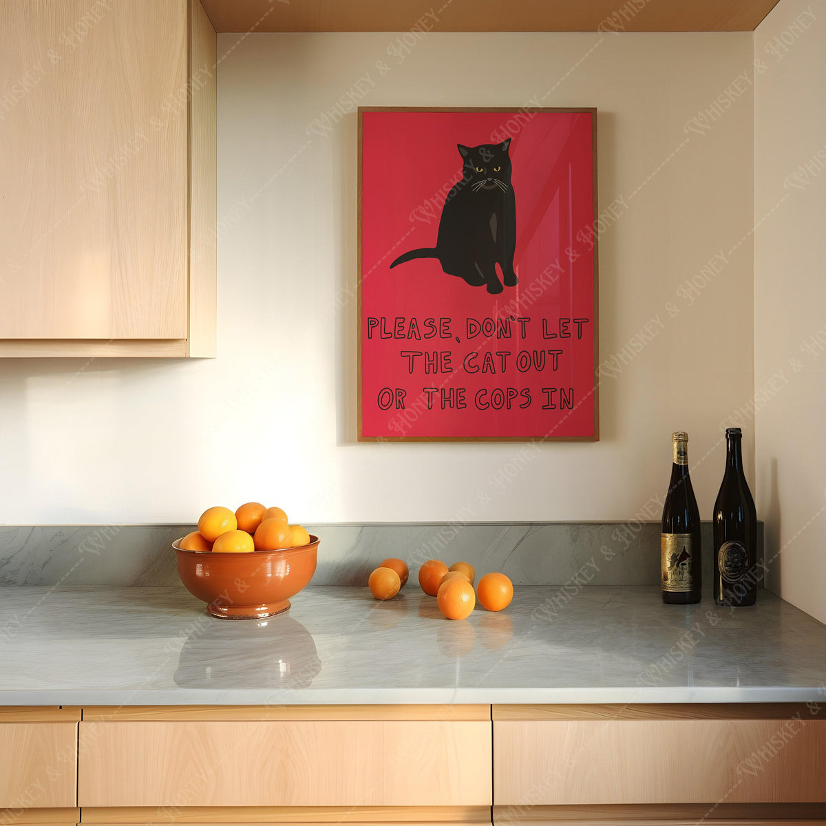 Don't Let The Cat Out Print