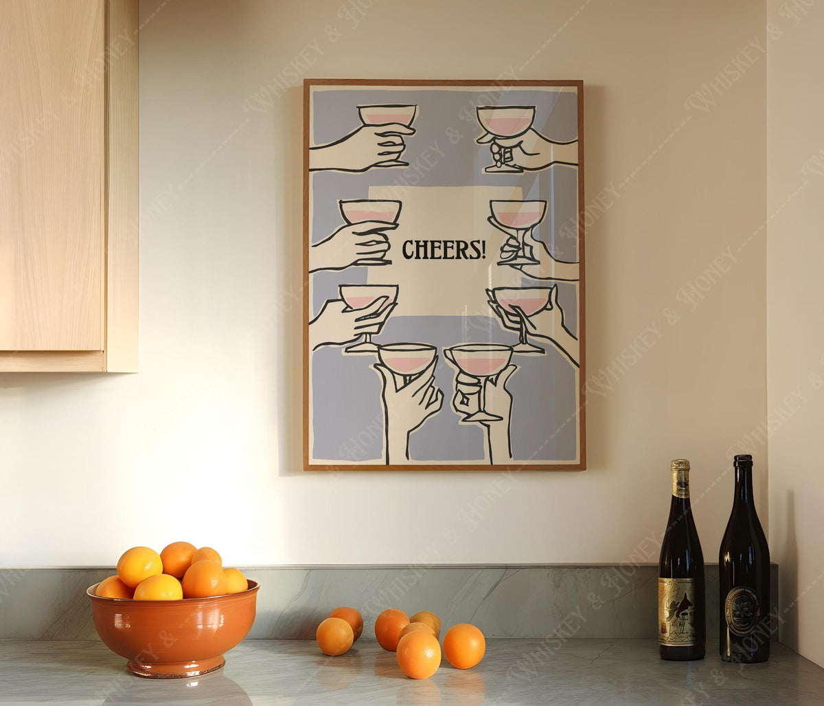 Cheers Cocktail Print