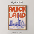 Auckland New Zealand Travel Print