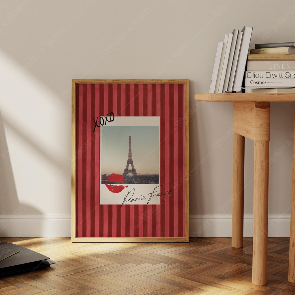 Vintage Paris Eiffel Tower Print