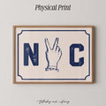NYC Peace Sign Print