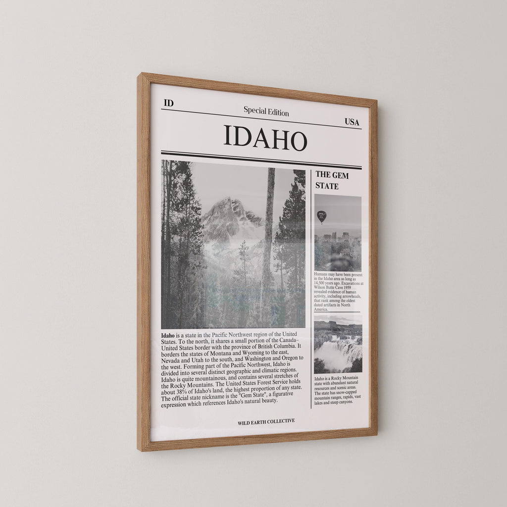 Idaho State Newspaper Print