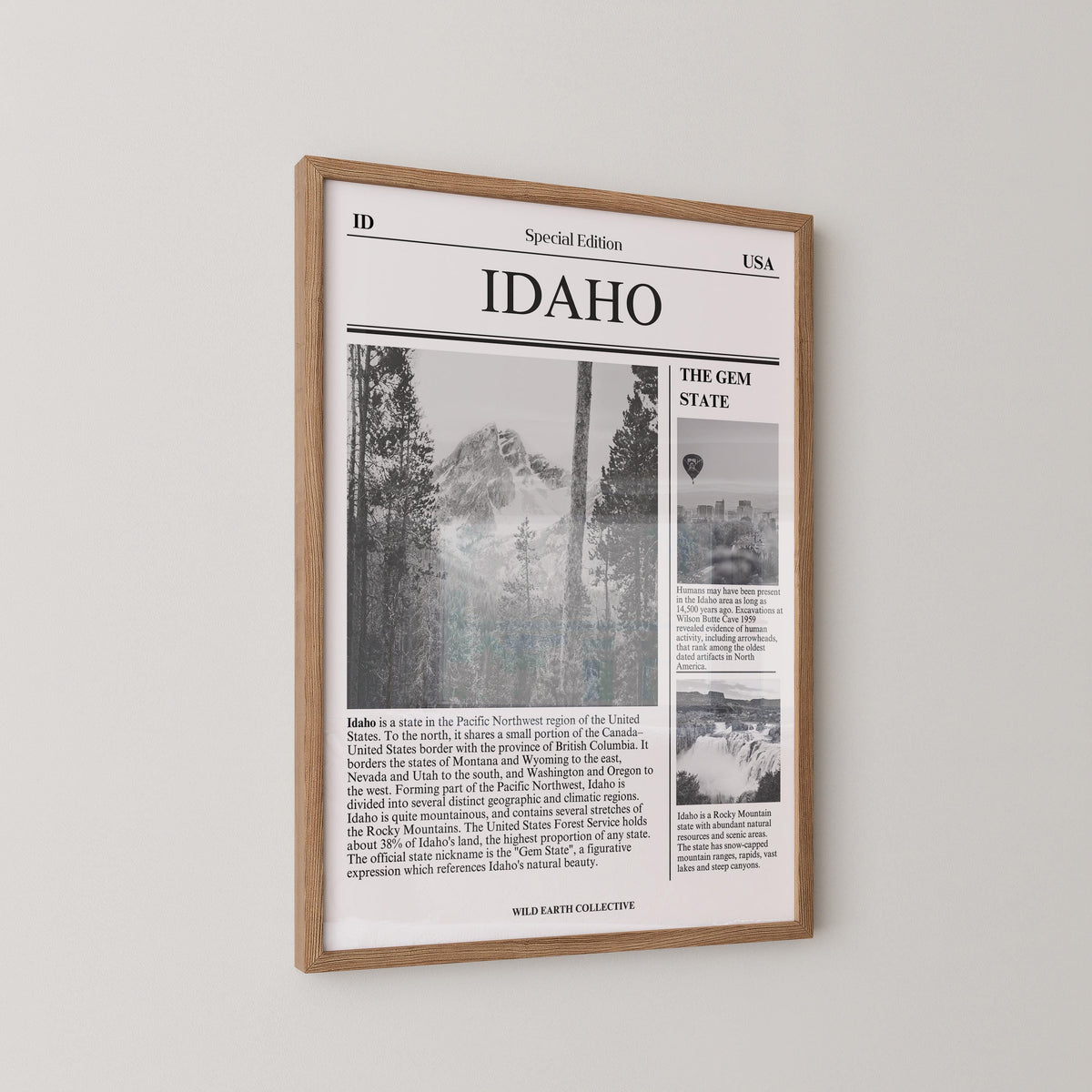 Idaho State Newspaper Print