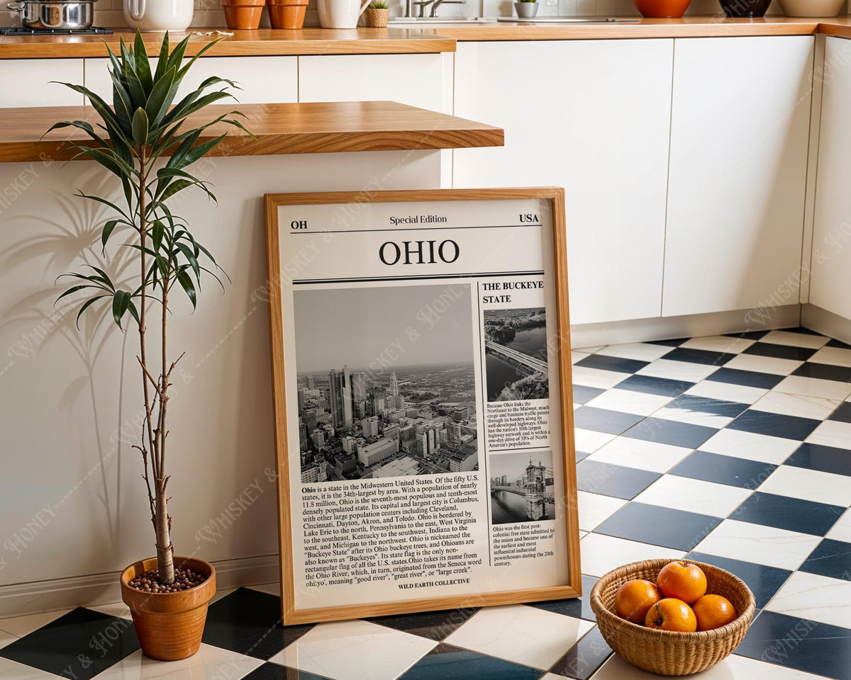 Ohio State Newspaper Print