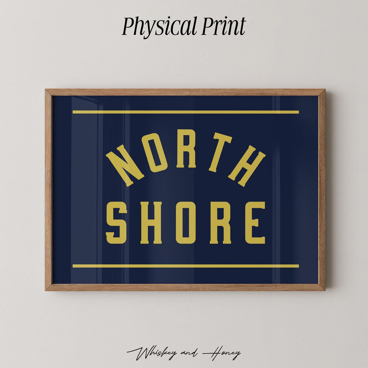North Shore Typography Print