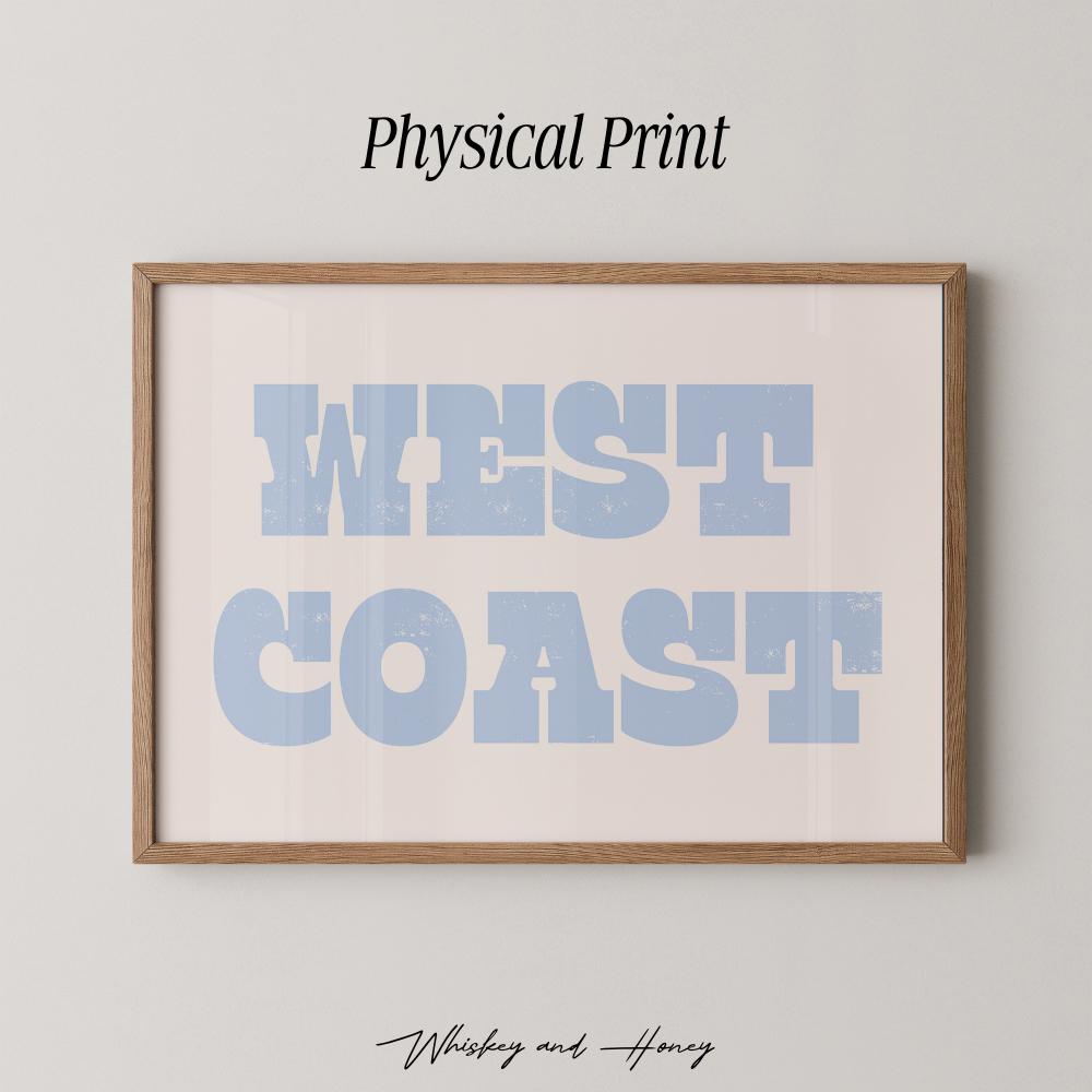 West Coast Art Print