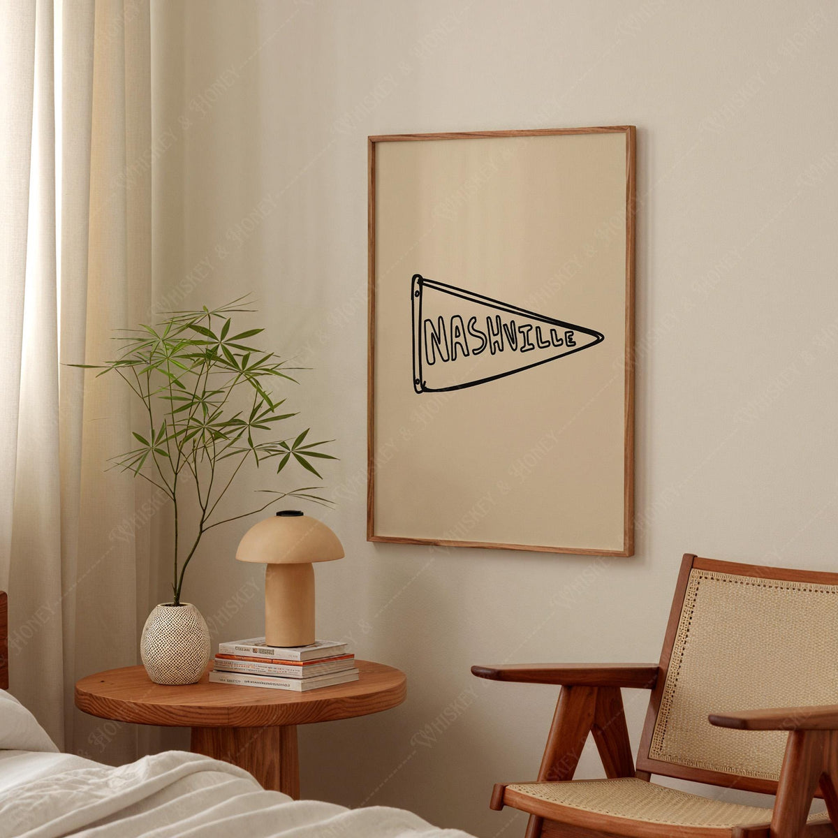 Nashville Pennant Flag Print