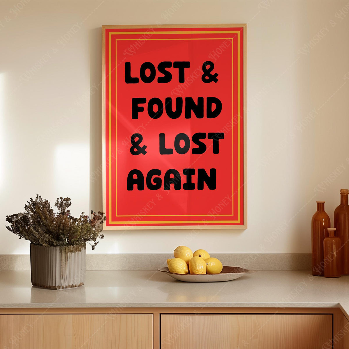 Lost and Found and Lost Again Print