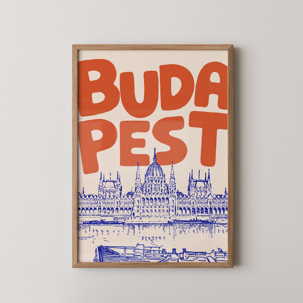 Budapest Travel Print