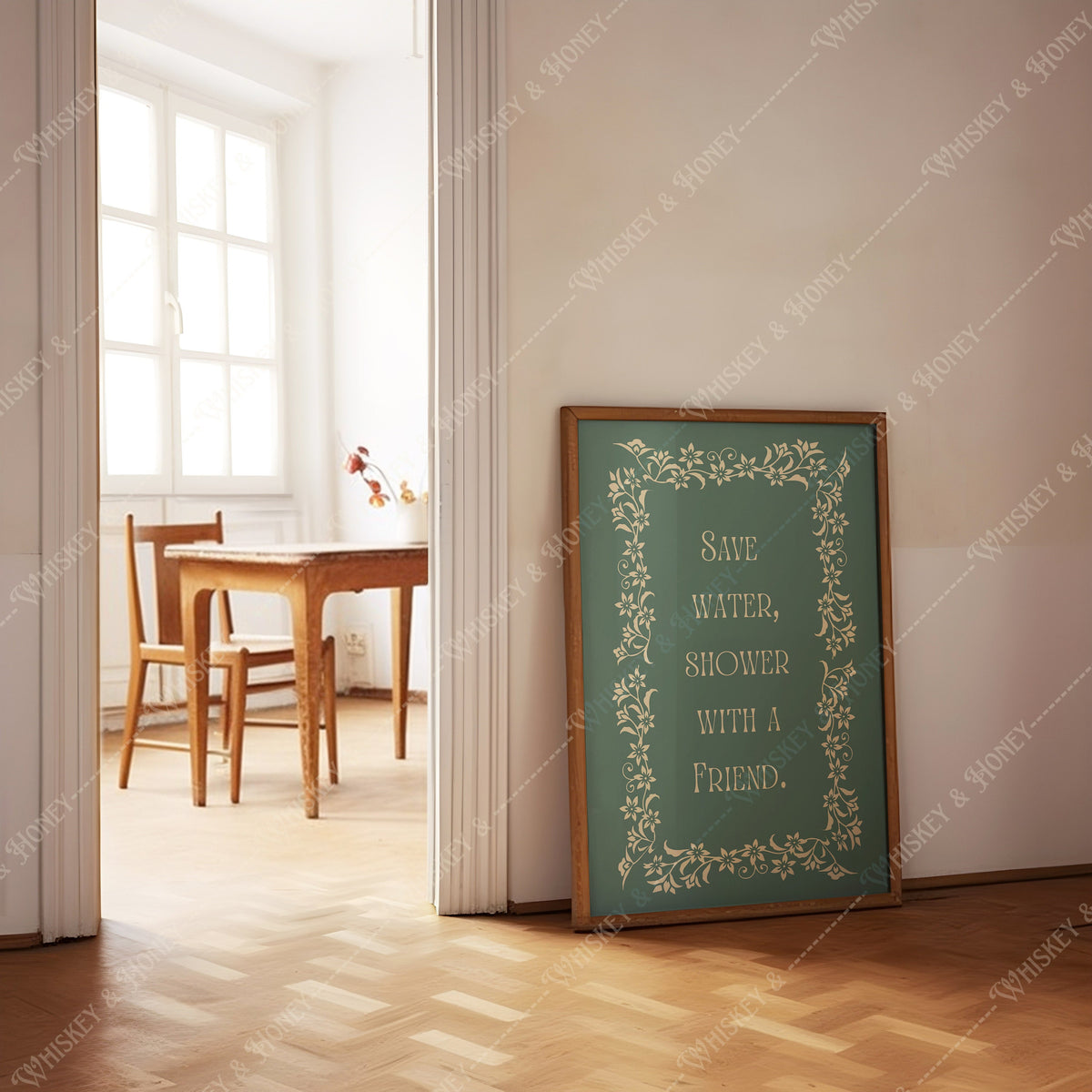 Save Water Shower With A Friend Print
