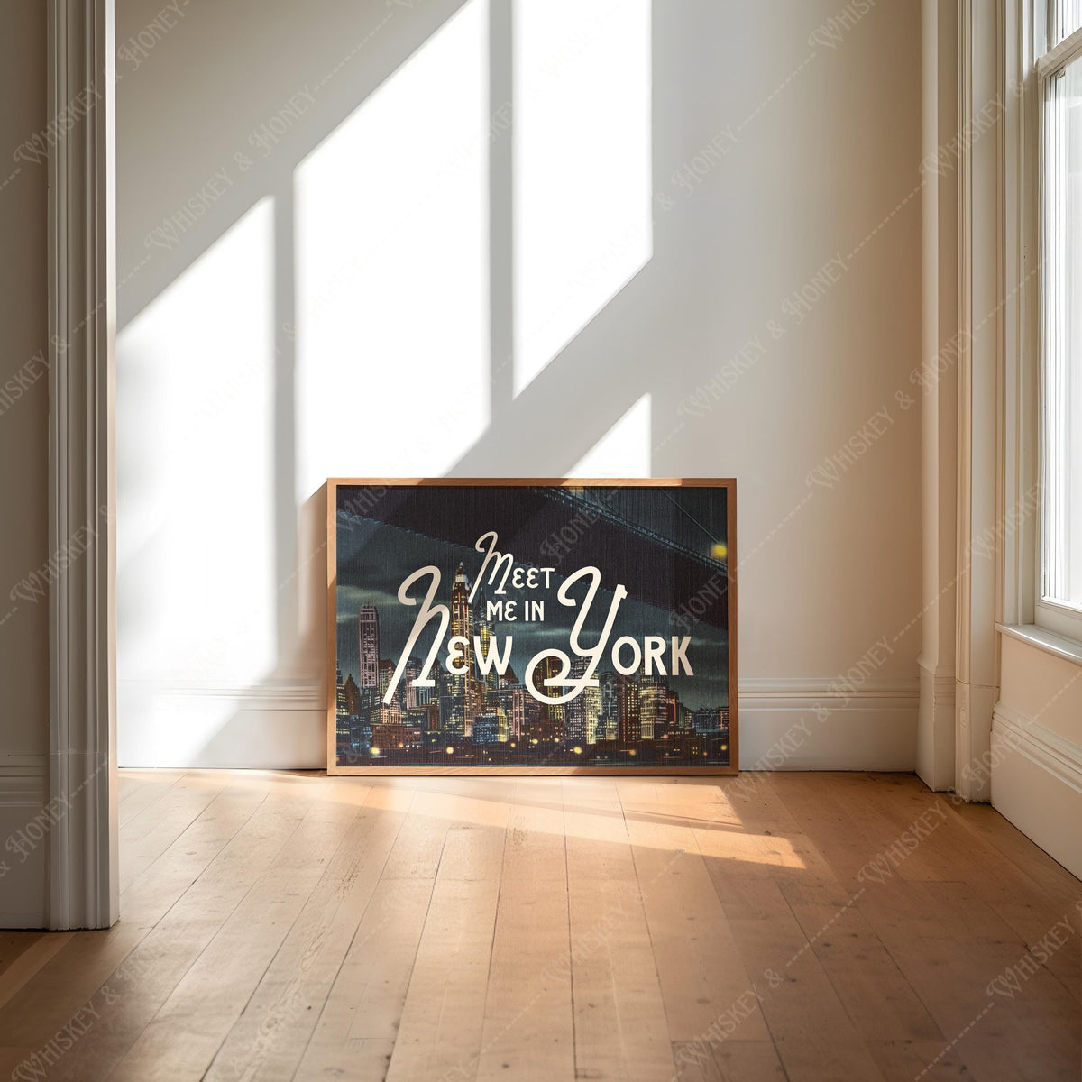 Meet Me in New York City Skyline Print