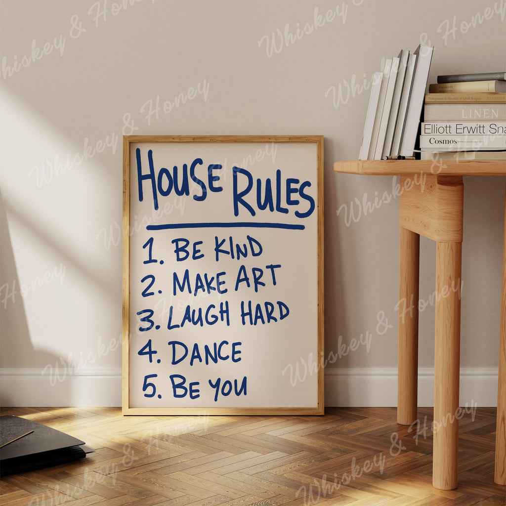 House Rules Print