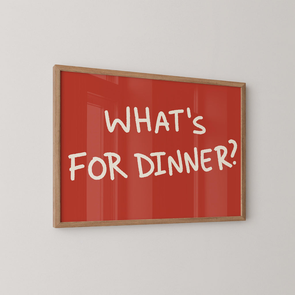 What's For Dinner? Print