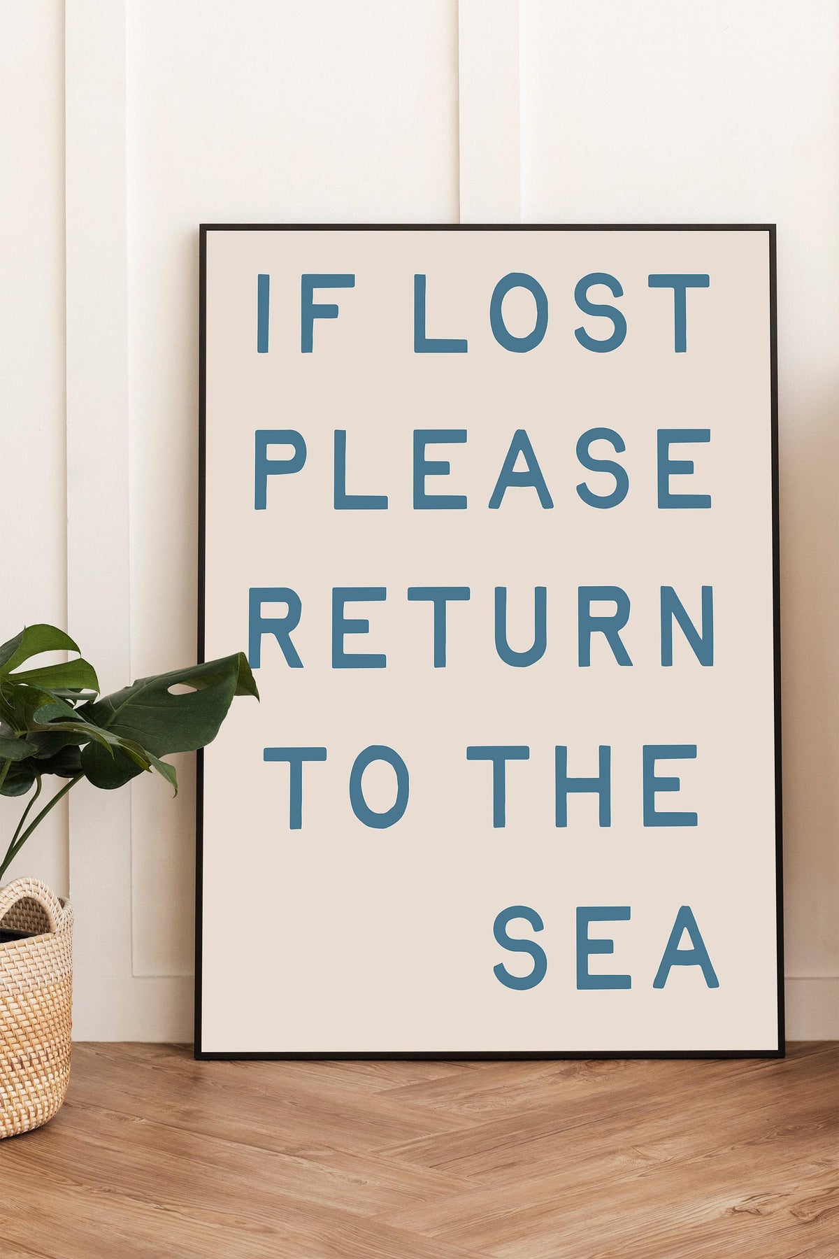 If Lost Return To The Sea Print