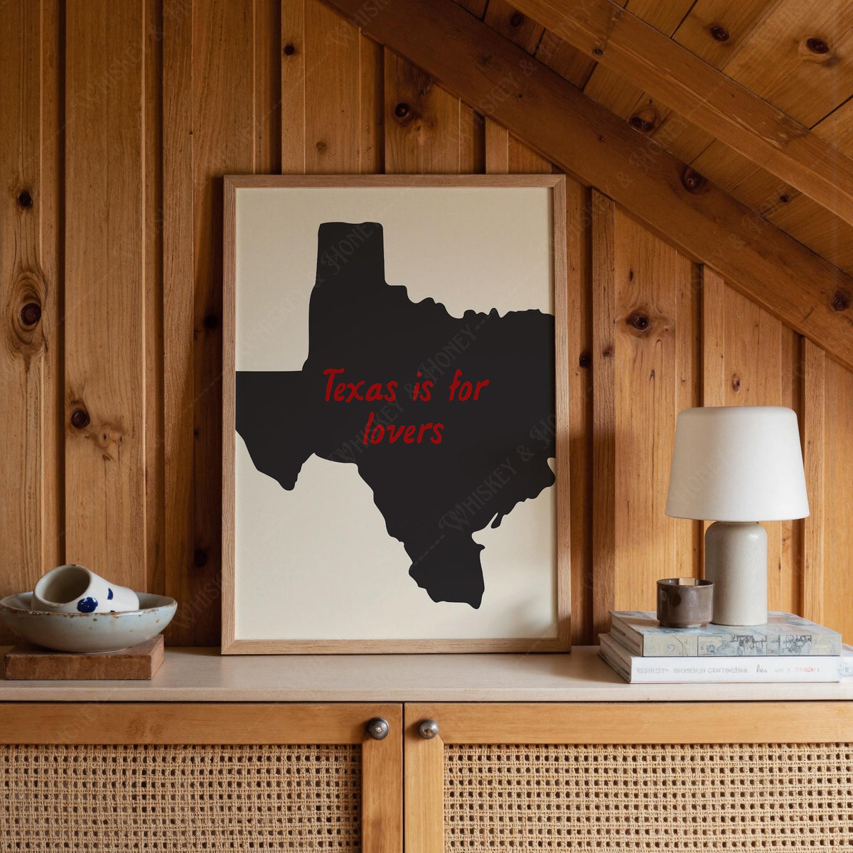Texas is For Lovers Print