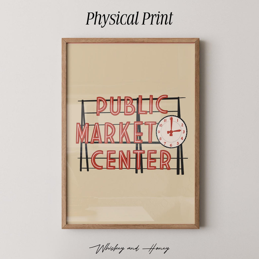 Pike Place Market Art Print