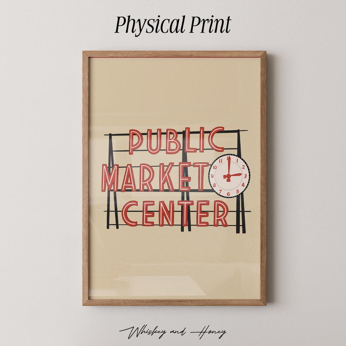 Pike Place Market Art Print