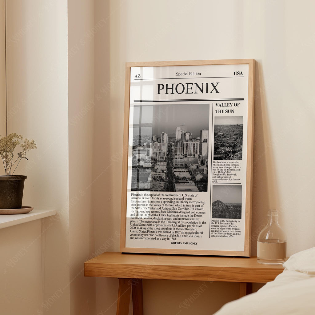 Phoenix Arizona Newspaper Print
