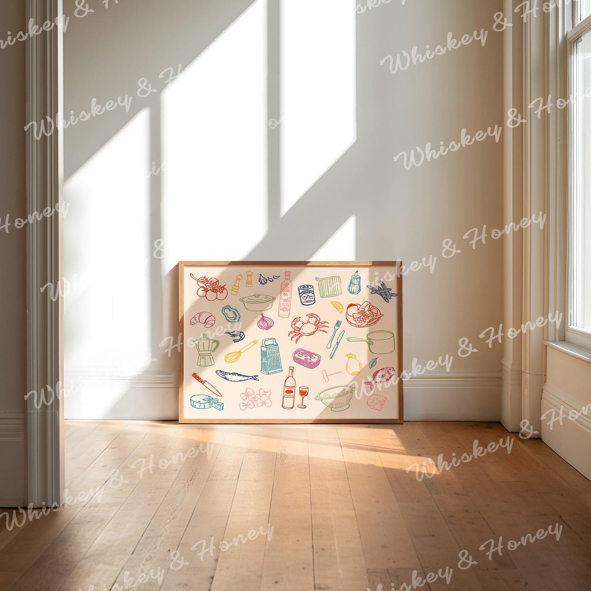Kitchen Ingredient Horizontal Print