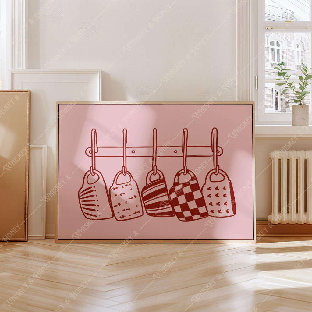 Coffee Mugs Art Print